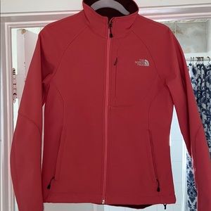 Pink/salmon North Face jacket M